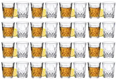 Shotgläser 60 ml, bleifrei, klar, 32 Stück
