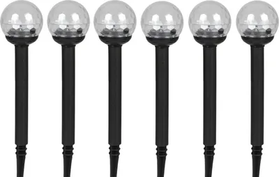 Produktbild von Solar-Gartenleuchte LED Farbwechsler 6er-Set Solarleuchte Gartenlampe Dekolampe