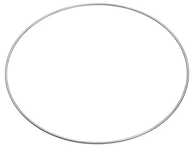 Produktbild von Silberner Metallring, 10 cm Durchmesser
