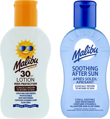 Zdjęcie produktu dla Malibu Balsam Dla Dzieci SPF30 100ml + Balsam Po Opalaniu 100ml