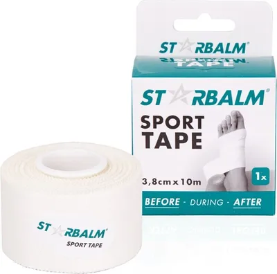 Produktbild von STARBALM SportTape - Weiß - 1 Stück