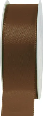 Produktbild von 50m × 40mm Visco Dekoband Taftband Schleifenband Geschenkband Schleife, Farbe:braun