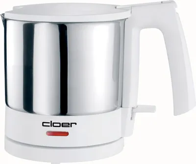 Produktbild von CLOER Wasserkocher 4721 1l 1800Watt weiß/Edelstahl