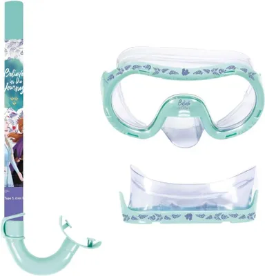 Immagine prodotto di Set da snorkeling per bambini, maschera da immersione regolabile, vetro antiappannamento, ideale per spiaggia e piscina