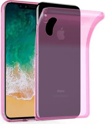 Produktbild von Cadorabo Hülle für Apple iPhone X / XS Schutz Hülle in Pink Schutzhülle TPU Silikon Cover Etui Case