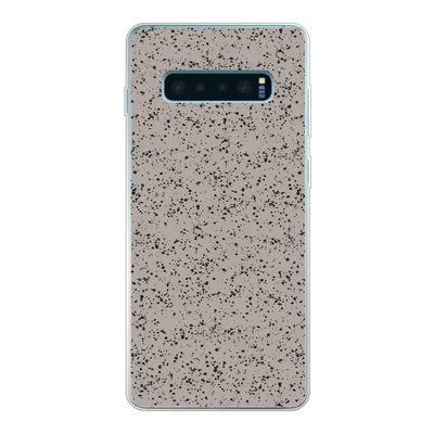 Produktbild von MuchoWow® Handyhülle Schutzhülle Hülle für Samsung Galaxy S10 Lite Polka dots - Schwarz - Grau Silikon Softcase Handy Hülle - Schutz