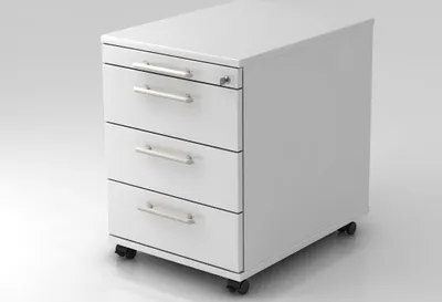 Produktbild von Rollcontainer AC30 RE, 60er Tiefe 42,8 x 58 x 59 cm, 1/3/3/3 HE