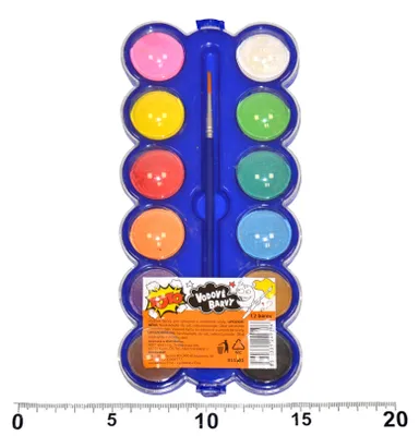 Zdjęcie produktu dla Akwarele Z Pędzelkiem 12 Szt