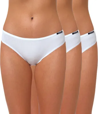 Produktbild von Yenita® Bikini-Slip  (3er Set) Modern-Collection M weiss