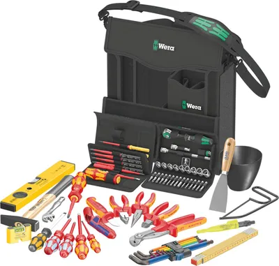 Produktbild von Wera 05134025001 - Werkzeugsatz für Elektroinstallateure