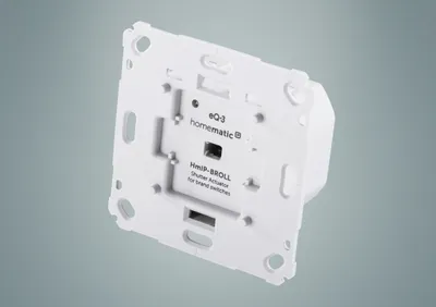 Immagine prodotto di Attuatore per tapparelle Homematic IP Smart Home per interruttore di marca, controllo digitale per 1 tapparella tramite app, Alexa e Google Assistant, retrofit intelligente di tapparelle elettriche, 151322A0