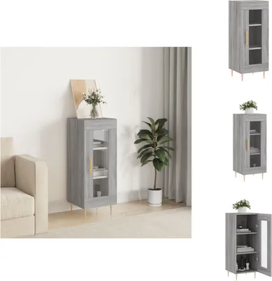 Produktbild von vidaXL Sideboard Grau Sonoma 34,5x34x90 cm Holzwerkstoff -  Sideboards