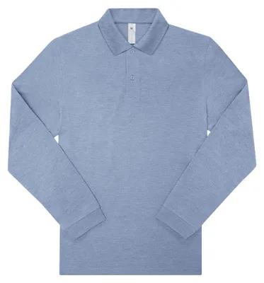 Immagine prodotto di B&C - Polo "My" da uomo a maniche lunghe FK2938 (3XL) (blu brughiera)
