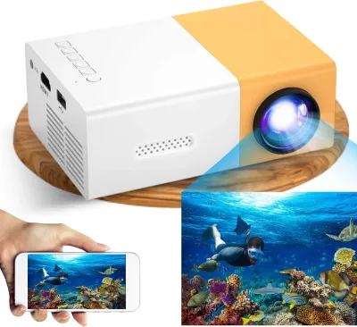 Produktbild von Tragbarer Mini Projektor Led Projektor Full Hd Für Telefon Laptop Tablet