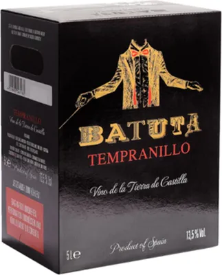 Produktbild von Batuta Tempranillo Rotwein trocken Bag in Box Spanien 5 Ltr.