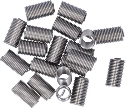 Obrázok produktu pre 20 ks Oprava závitov M12 x 1,75 Drôtová závitová vložka s maticou Navinutý drôtový predlžovací spotrebný materiál3D