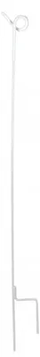 Produktbild von 20 Stück Metallpfahl 105 cm Weidezaunpfahl 15 cm Doppelspitze Stärke 7 mm mit Öse