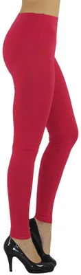 Immagine prodotto di Leggings da donna leggings lunghi a vita alta rosa L