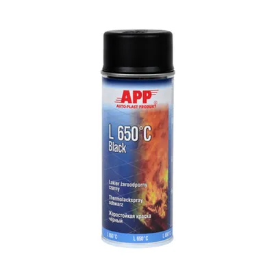 Produktbild von APP L 650°C Thermolackspray, schwarz, 400ml