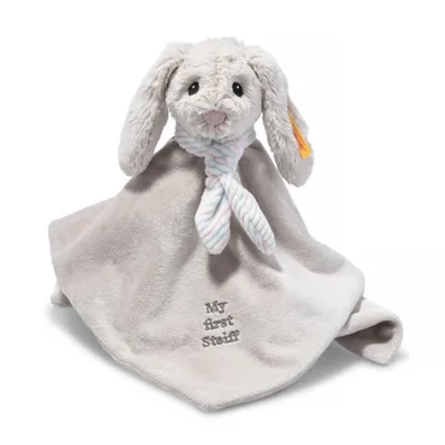 Produktbild von Steiff Schmusetuch Hase Hoppie 26 cm hellgrau