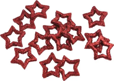 Obrázok produktu pre Vystrihnuté hviezdičky, 24 ks, červené | GMG123-24_285