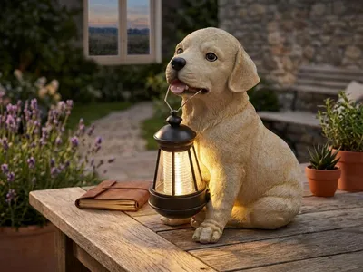 Produktbild von Globo Solarleuchte Kunststoff Beige, 1xLED; 33372