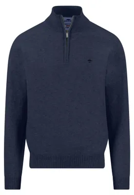 Produktbild von FYNCH-HATTON Troyer-Zip, Superfin 661 ink blue 3XL