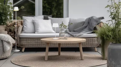 Produktbild von LED-Stehlampe - H 120 cm - Weiß - Kunststoff - dimmbar