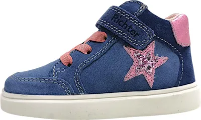 Produktbild von Richter Kinderschuhe Mädchen Schnürstiefel Blau Freizeit, Schuhgröße:33 EU