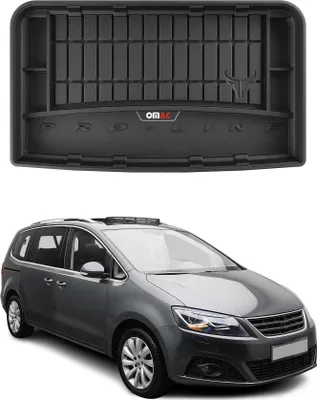 Immagine prodotto di OMAC rivestimento del bagagliaio in gomma per Seat Alhambra 2010-2020 rivestimento del bagagliaio in TPE nero