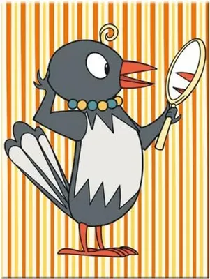 Produktbild von Nostalgic-Art - Magnet 6 x 8 cm - Frau Elster