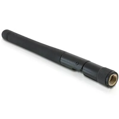 Produktbild von Delock WLAN - Antenne - 1,5 dBi (für 2,5 GHz), 2,1 dBi (für 5,825 GHz) - ungerichtet