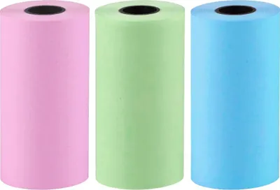 Immagine prodotto di HELMER rotoli per mini stampante termica TP01/TP02/ 55mm x 25mm/ 3pz/ colore