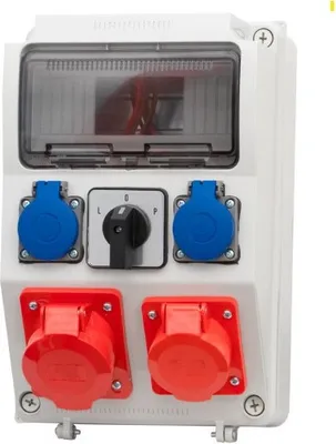 Zdjęcie produktu dla Rozdzielnica CAJA 9M 16A 5p 32A 5p 2x230V L/P