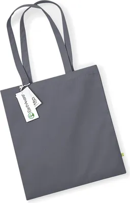 Produktbild von Westford Mill W801 | EarthAware Organic Bag for Life 38 x 42 cm - Farbe: Graphite Grey - Größe: One Size