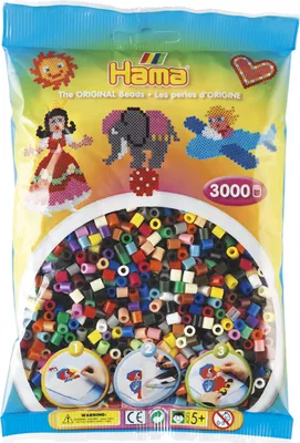 Immagine prodotto di Hama Bgelperlen midi "mix di colori solidi", in borsa