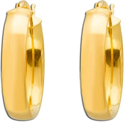 Produktbild von Creolen 17mm Gelbgold 375 9 Karat Klapp Scharnier