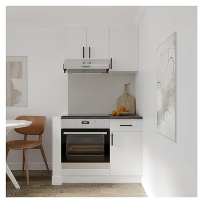 Produktbild von Haubenschrank Karo, weiß, 60 x 30 x 45 cm