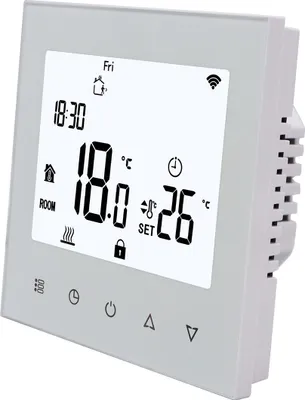 Immagine prodotto di Termostato - Bianco - WiFi-enabled, programmabile, 230VAC, 8mm