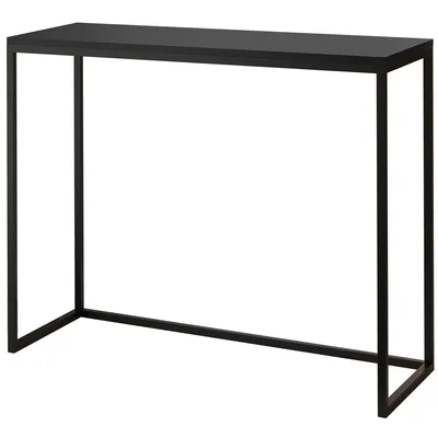 Produktbild von Furneo | Konsolentisch - 80 cm - Schwarz matt - Elegantes Design - Kompakt und vielseitig