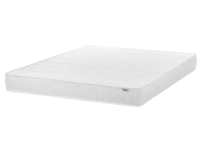 Zdjęcie produktu dla BELIANI Materac kieszeniowy 160 x 200 cm dwuosobowy 7-strefowy poliester twardy