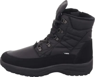 Zdjęcie produktu dla Vista zimowe buty za kostkę damskie tekstylne czarne rozmiar: 39