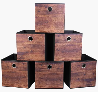 Produktbild von Elzusha – Set aus 6 faltbaren Aufbewahrungsboxen für Ordnung