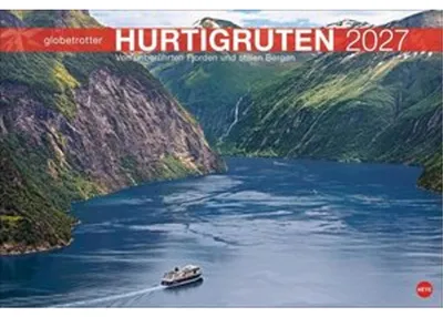 Obrázok produktu pre Kalendár Hurtigruten Globetrotter 2027 – Nedotknuté fjordy a tiché hory