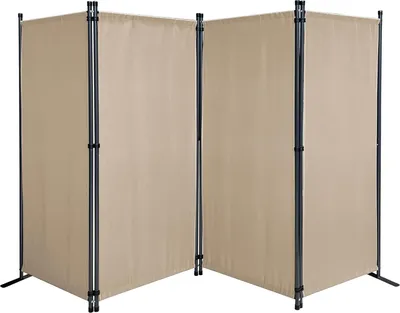 Produktbild von Famanu Raumteiler 4-teilig 165 x 220 cm - Beige