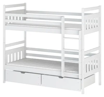 Obrázok produktu pre Drevená poschodová posteľ DUNDY 80x160
