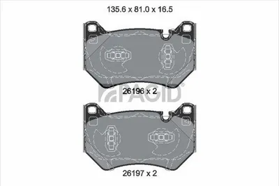Produktbild von PAGID Bremsbeläge Satz Vorne Bremsklötze für AUDI Q5 (FYB) T2829N
