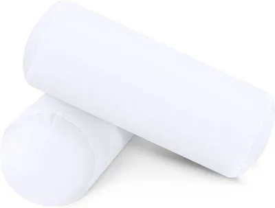 Obrázek produktu pro Unyqoos® Utopia, sada 2 polštářů do postele, rozměry 15 x 40 cm – polštáře vhodné jako podpora krku, kolen nebo jako dekorativní polštáře na pohovku, bílé barvy