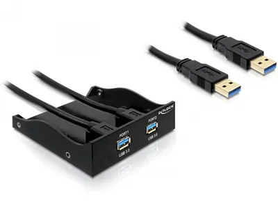 Produktbild von DeLOCK 61828, USB, USB 3.2 Gen 1 (3.1 Gen 1), 5000 Mbit/s, PC, Kabelgebunden, Windows XP/XP-64/Vista/Vista-64/7/7-64