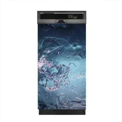 Produktbild von Aufkleber sticker 45x80 cm Dekorative folie Spülmaschine - Blaues Wasser
